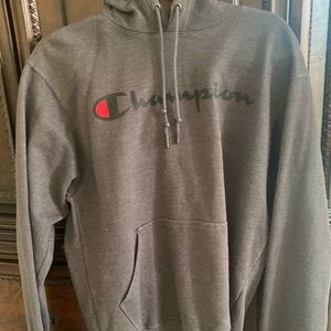 Grey champion hoodie